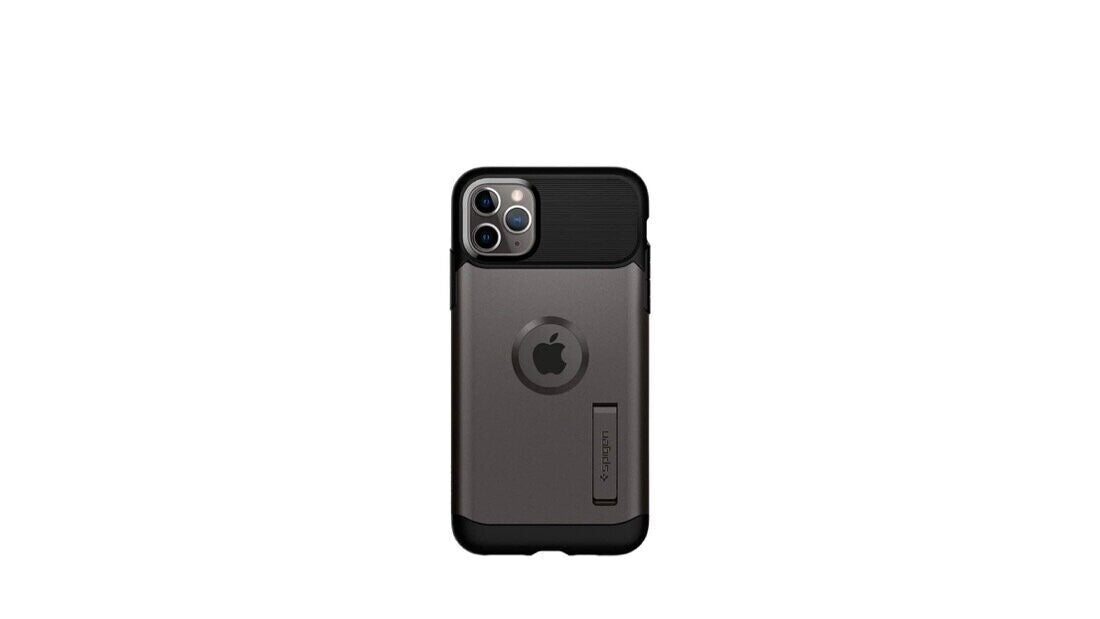 Spigen iPhone 12 Pro Max Slim Armor Case, Gunmetal