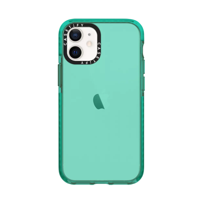 Casetify iPhone 12 mini Impact Case, Teal