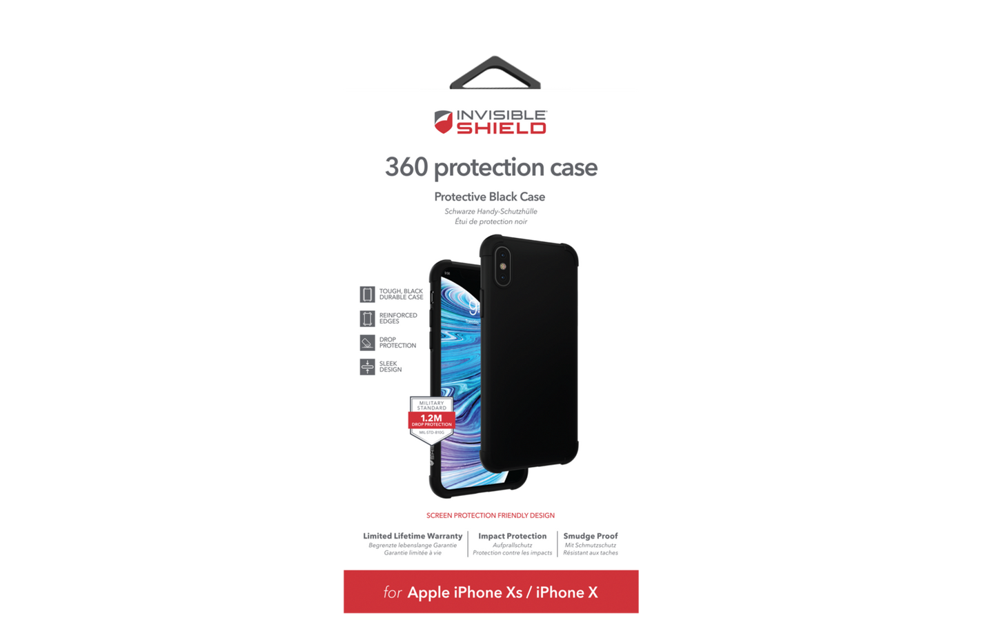 ZAGG InvisibleShield iPhone 12 mini Glass Elite Privacy+ AntiMicrobial, Screen