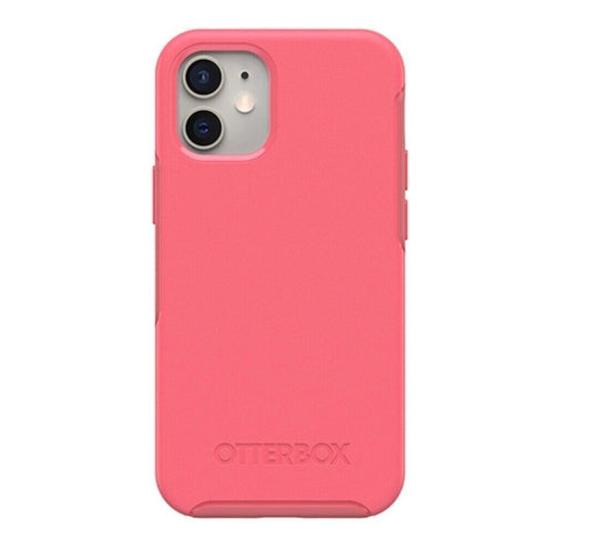 OtterBox iPhone 12 mini Symmetry Series+ Case with MagSafe, Tea Petal (Pink/Rose