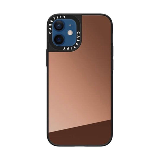 Casetify iPhone 12 mini Mirror Case, Bronze