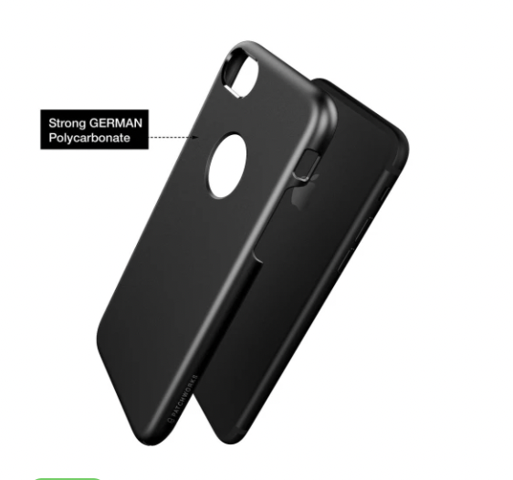 Patchworks iPhone 7 Pureskin Case, Jet Black