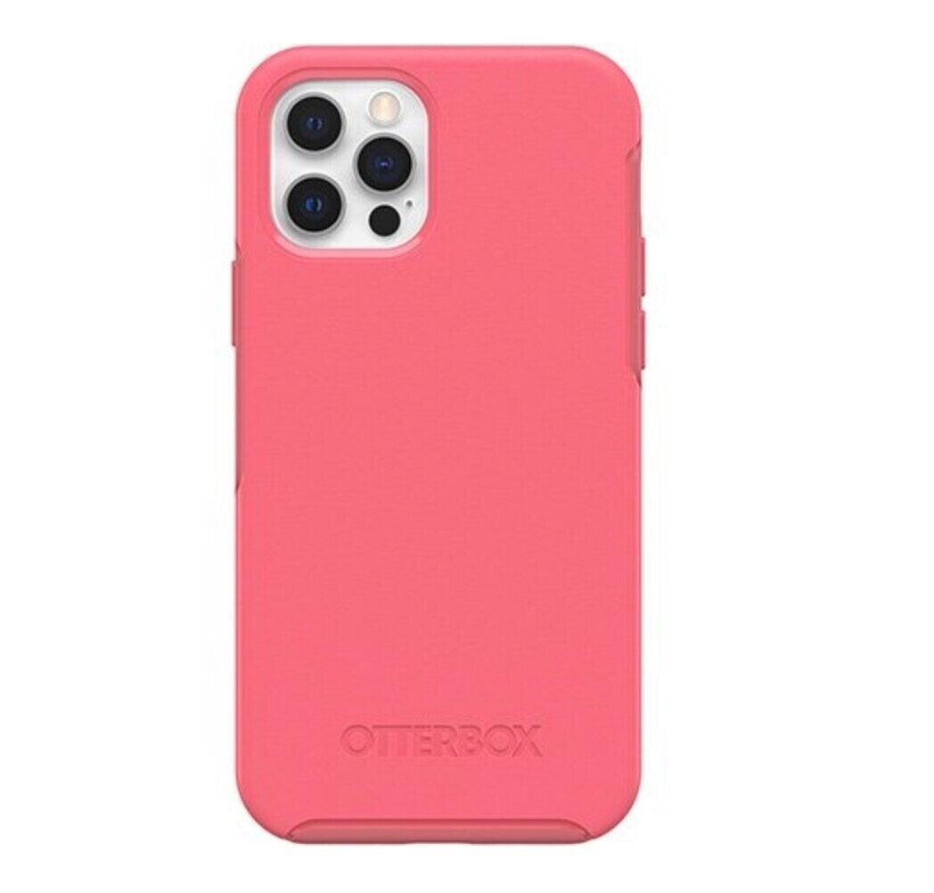 OtterBox iPhone 12 / iPhone 12 Pro Symmetry Series+ Case with MagSafe, Tea Petal