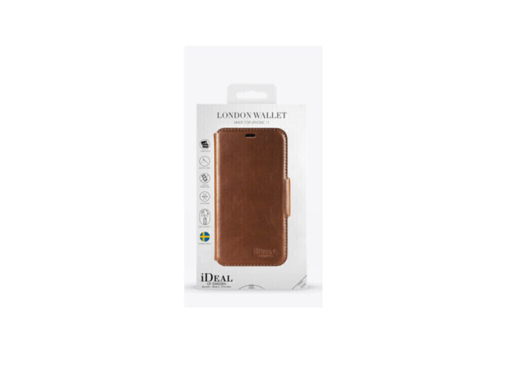 iDeal Of Sweden iPhone 11 London Wallet Case, Brown