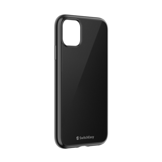 SwitchEasy iPhone 11 Glass Edition Glass+TPU Case, Black