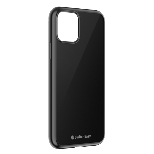 SwitchEasy iPhone 11 Pro Glass Edition Glass+TPU Case, Black