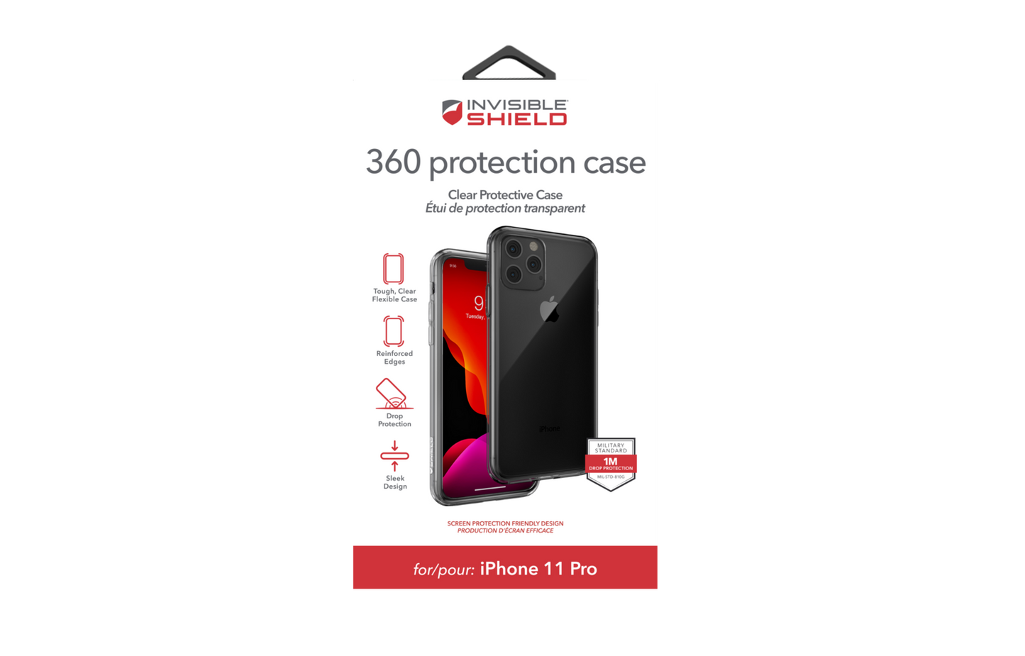 ZAGG InvisibleShield iPhone 11 Pro 360 Protection Case, Ultra Clear