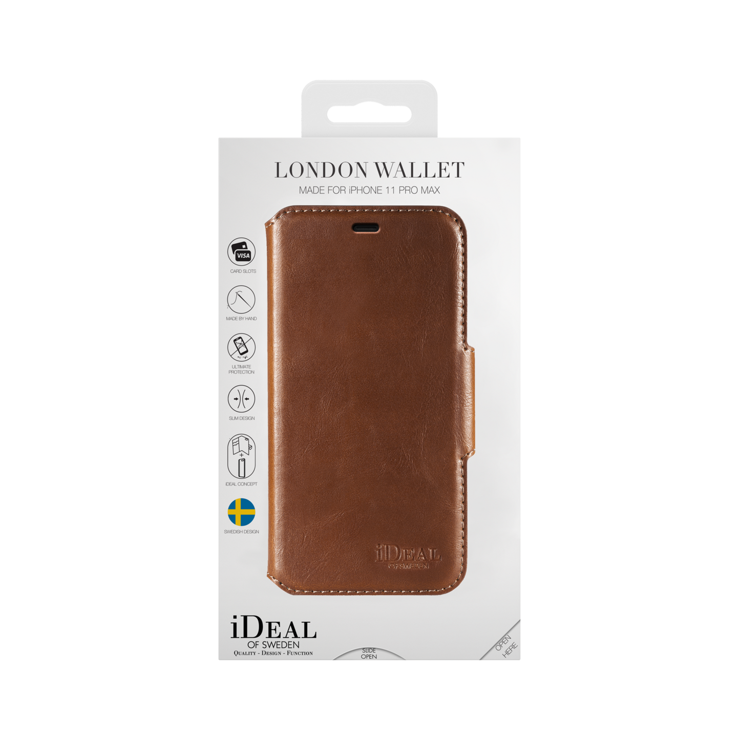 iDeal Of Sweden iPhone 11 Pro Max London Wallet Case, Brown