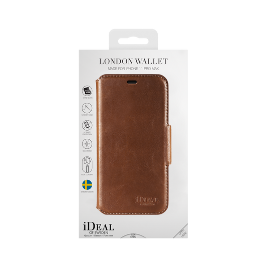 iDeal Of Sweden iPhone 11 Pro Max London Wallet Case, Brown