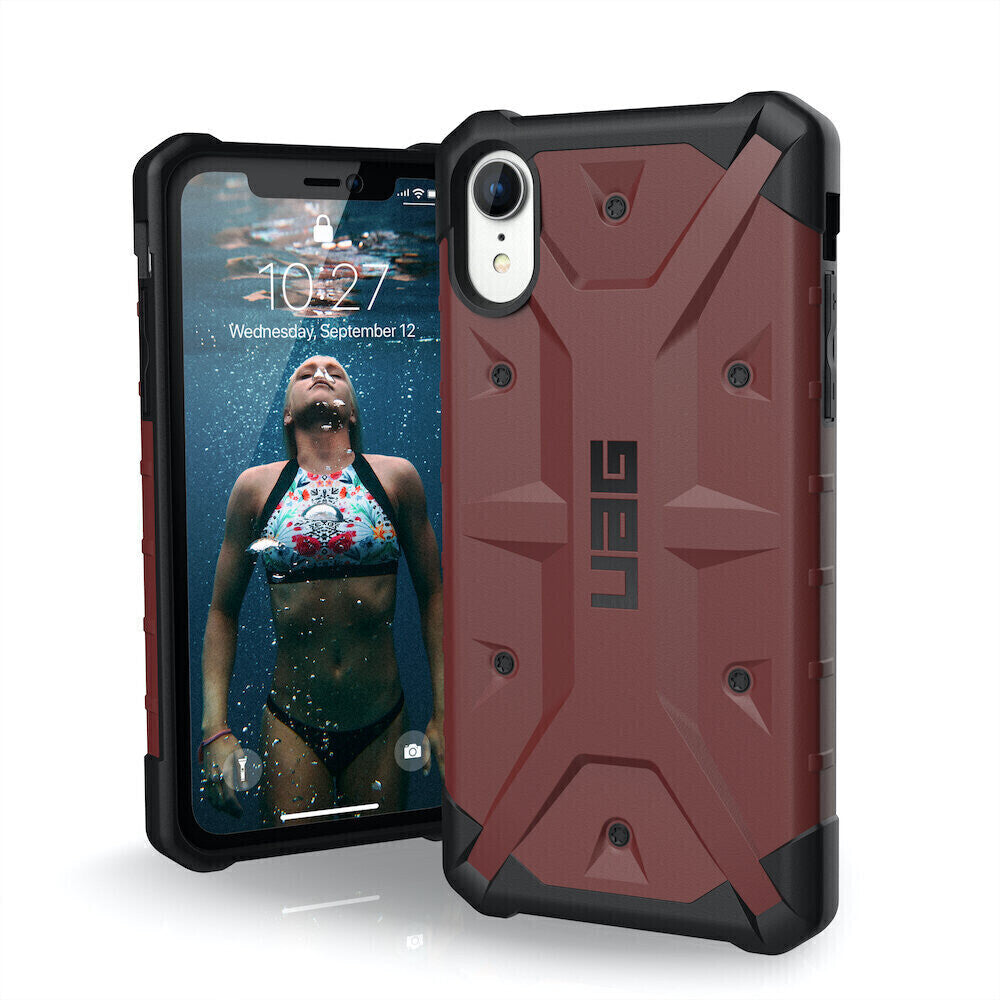 UAG iPhone XR Pathfinder Case, Carmine