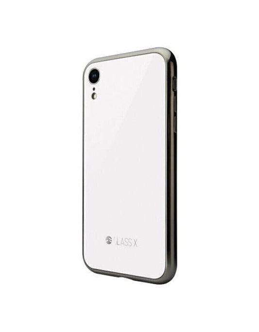 SwitchEasy iPhone XR Glass X TPU+Glass Case, White