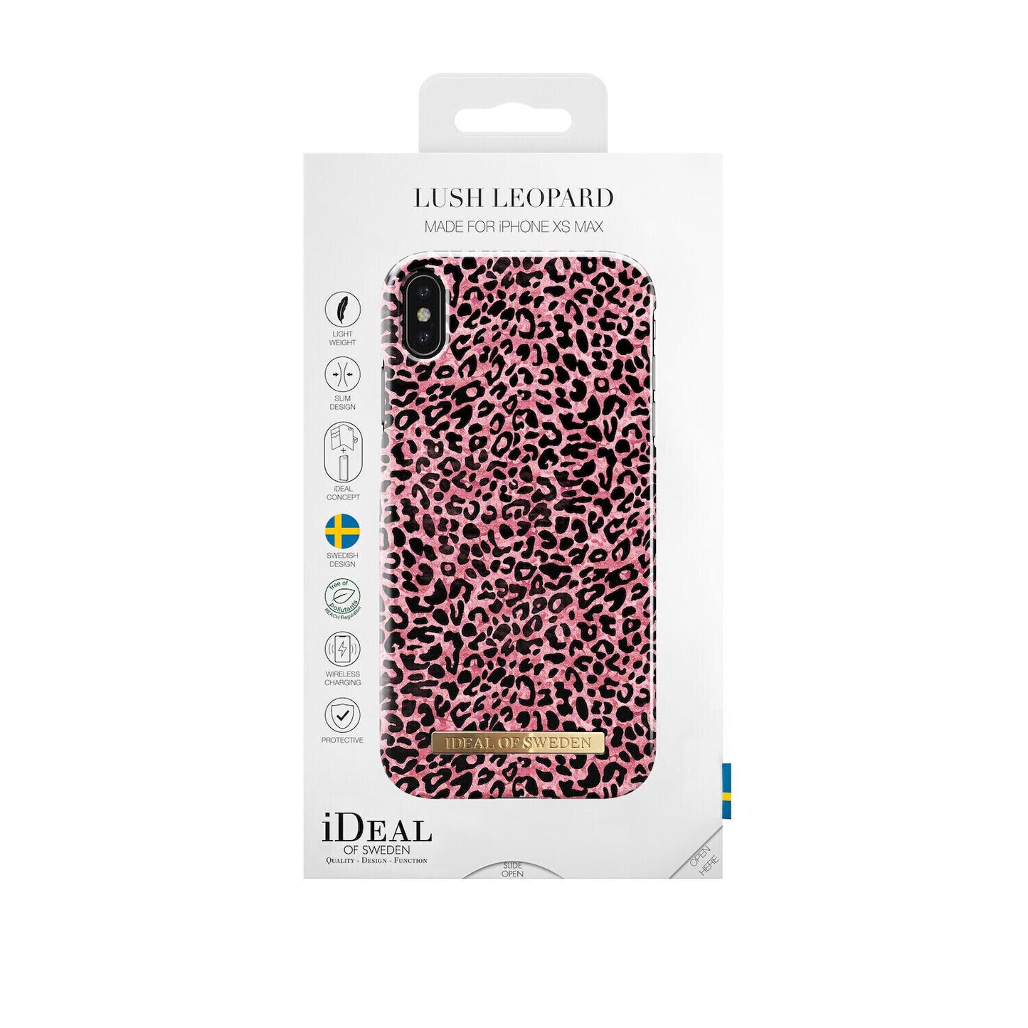 iDeal Of Sweden iPhone Xs Max Fashion Case 2019, Lush Leopard