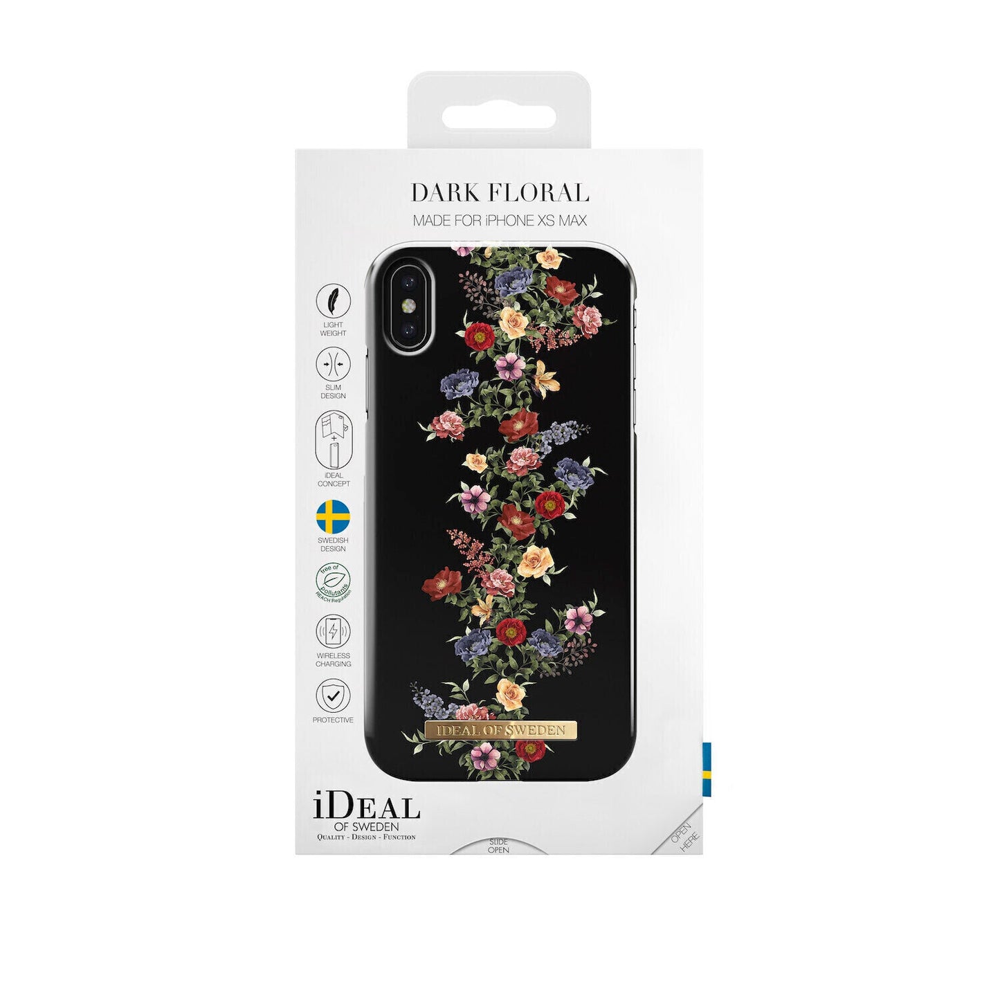 iDeal Of Sweden iPhone Xs Max Fashion Case A/W 2018, Dark Floral