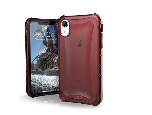 UAG iPhone XR Plyo Case, Crimson (Dark Red Transparent)