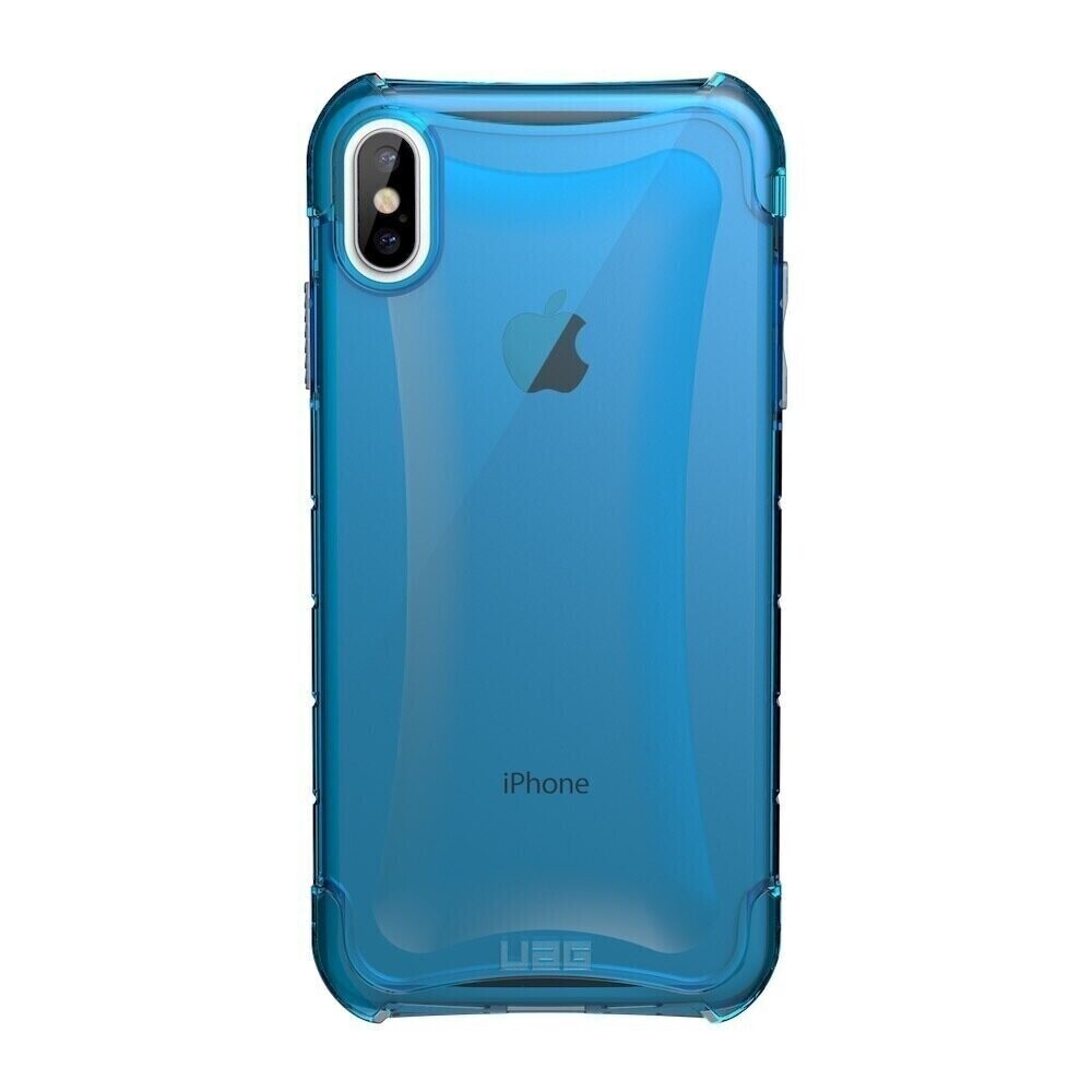 UAG iPhone Xs Max Plyo Case, Glacier (blue transparent)