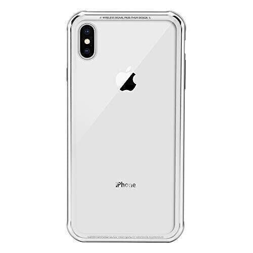 SwitchEasy iPhone Xs Max Glass X TPU+Glass Case, White