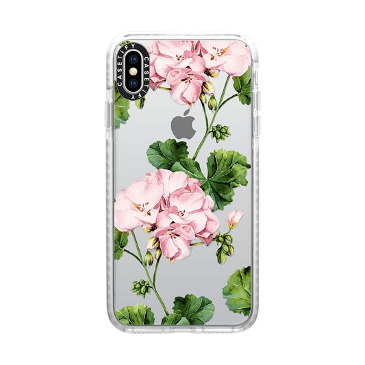 Casetify iPhone Xs Max Impact Case, Frost Geranium