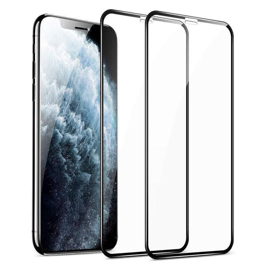 Vouni iPhone Xs/11 Pro Tempered Glass (Asahi), Entire View Case Friendly Black