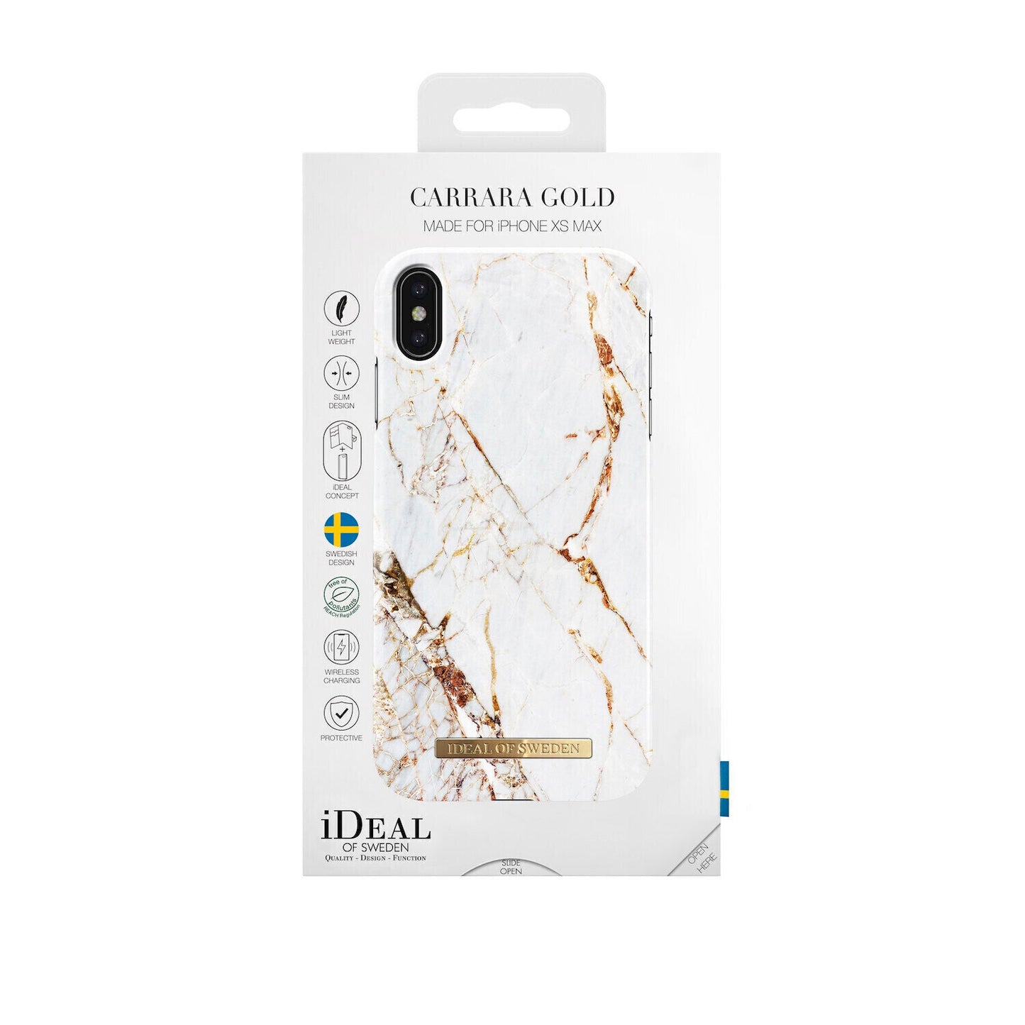 iDeal Of Sweden iPhone Xs Max Fashion Case A/W 16-17, Carrara Gold