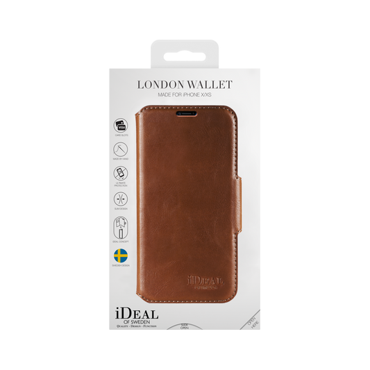 iDeal Of Sweden iPhone X London Wallet Case, Brown