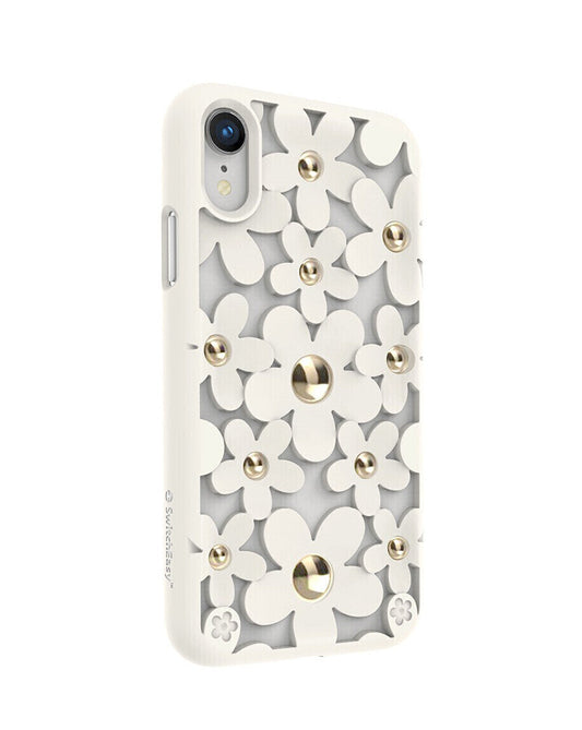 SwitchEasy iPhone XR Fleur TPU Case, White