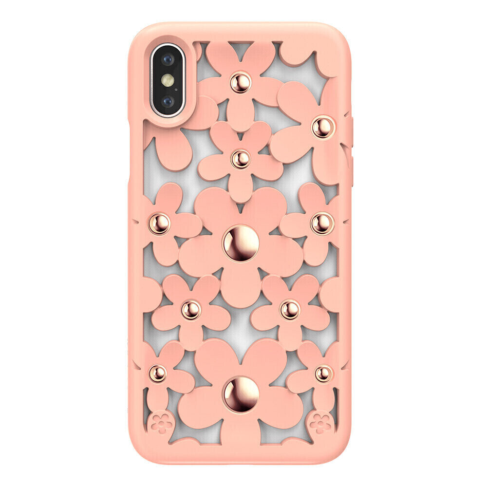 SwitchEasy iPhone Xs Fleur TPU Case, White