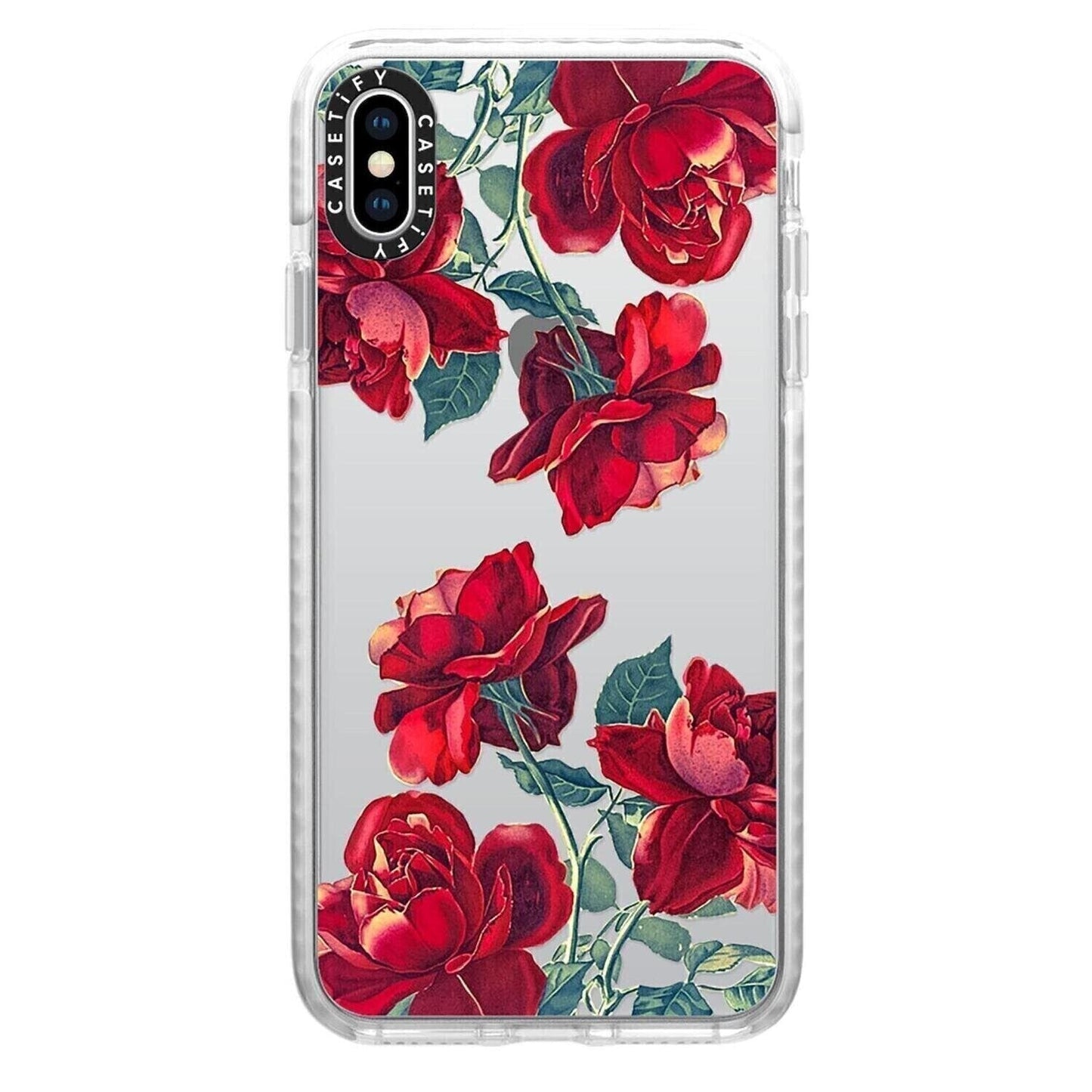 Casetify iPhone Xs Impact Case, Frost Purple Peony Watercolor Floral Bouquet