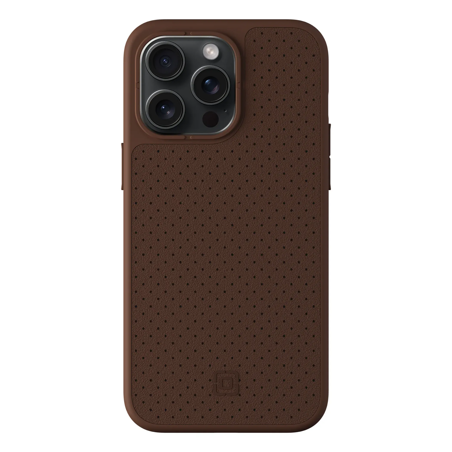 Incipio iPhone 15 Pro Max cru. Protective for MagSafe, Brown Faux Leather