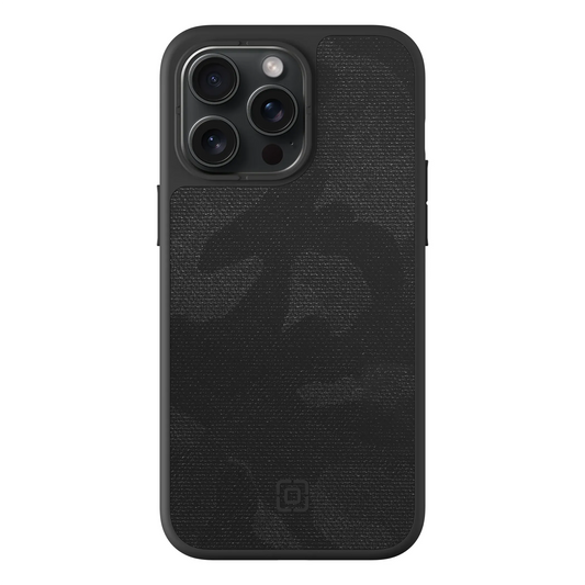 Incipio iPhone 15 Pro Max cru. Protective for MagSafe, Black Camo