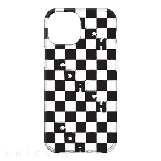 Coach iPhone 13 mini Protective, Checkered Black/Clear