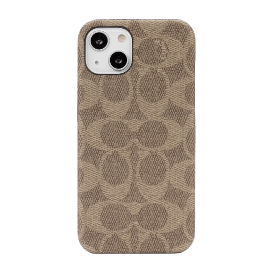 Coach iPhone 13 Slim Wrap, Signature C Khaki