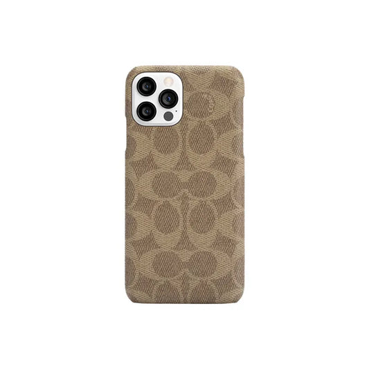 Coach iPhone 13 Pro Max Slim Wrap, Signature C Khaki